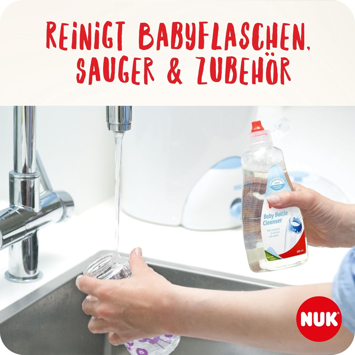 Babyflaschenreiniger 3 x 500 ml - sanft & wirksam - bis zu 54% sparen