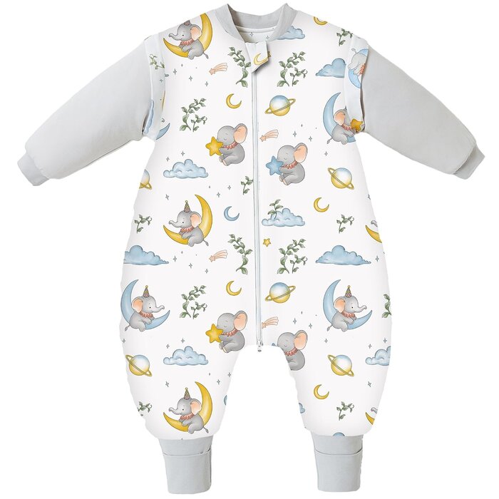 Warmer Baby-Schlafsack mit Füßen & abnehmbaren Ärmeln, 2,5 TOG, bis zu 60% Rabatt