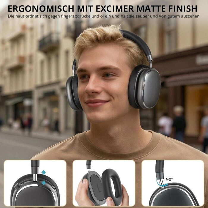 Over-Ear-Kopfhörer mit Hybrid-ANC & Bluetooth 6.0 - bis zu 60% sparen