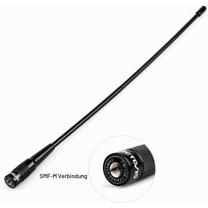 Dual-Band Funkgerät-Antenne 2er-Set SMA-Stecker, 37,5 cm - bis zu 56% sparen