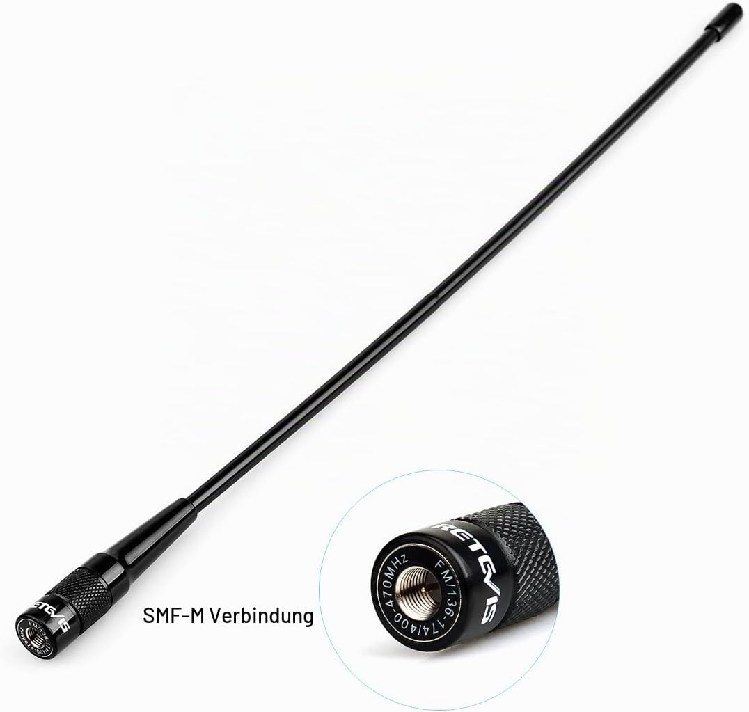 Dual-Band Funkgerät-Antenne 2er-Set SMA-Stecker, 37,5 cm - bis zu 56% sparen