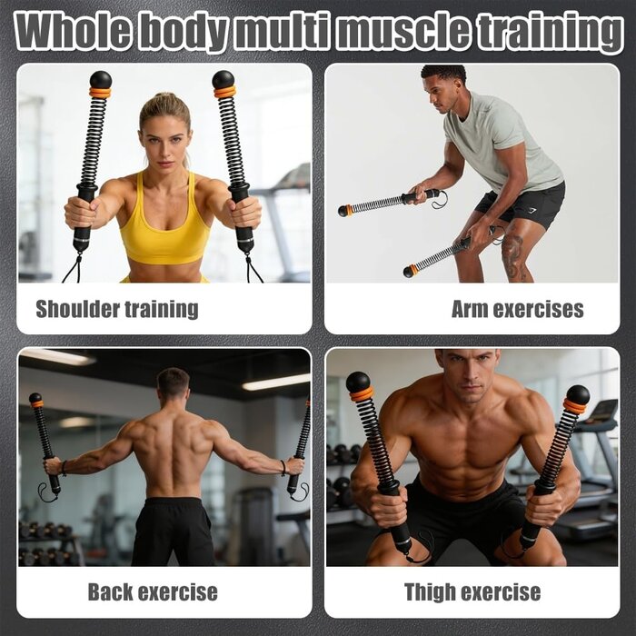 Kabellose Battle Ropes: Kompaktes Heimtraining - bis zu 59% Rabatt sparen