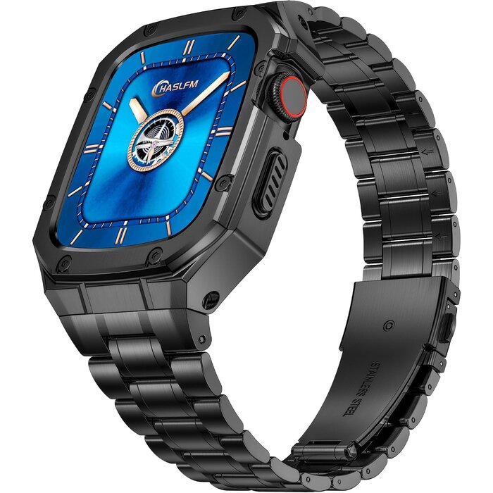 Edelstahl-Armband & Gehäuse-Set für Apple Watch 42/44mm - bis zu 57% Rabatt