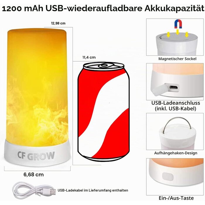 LED-Flammenlicht 2er Set: Atmosphäre zum kleinen Preis - bis zu 60% Rabatt