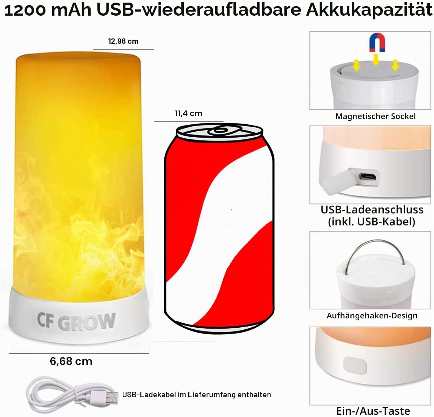 LED-Flammenlicht 2er Set: Atmosphäre zum kleinen Preis - bis zu 60% Rabatt