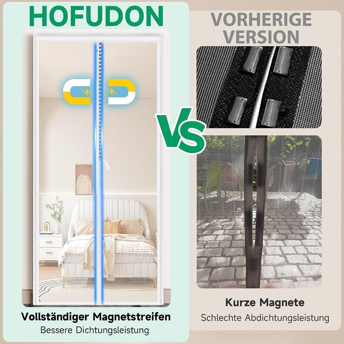 Magnet-Fliegengitter 100x210 cm Fiberglas Weiß - bis zu 57% Rabatt