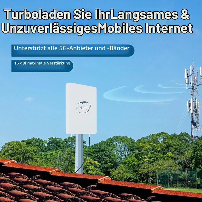 5G Richtantenne N78 MIMO 15dBi 3300-3800 MHz - bis zu 64% Rabatt