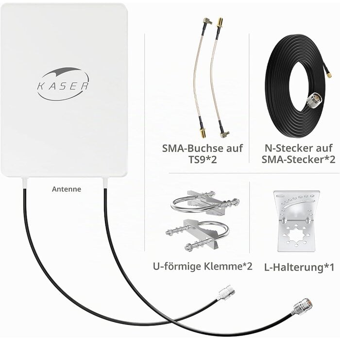 5G Richtantenne N78 MIMO 15dBi 3300-3800 MHz - bis zu 64% Rabatt