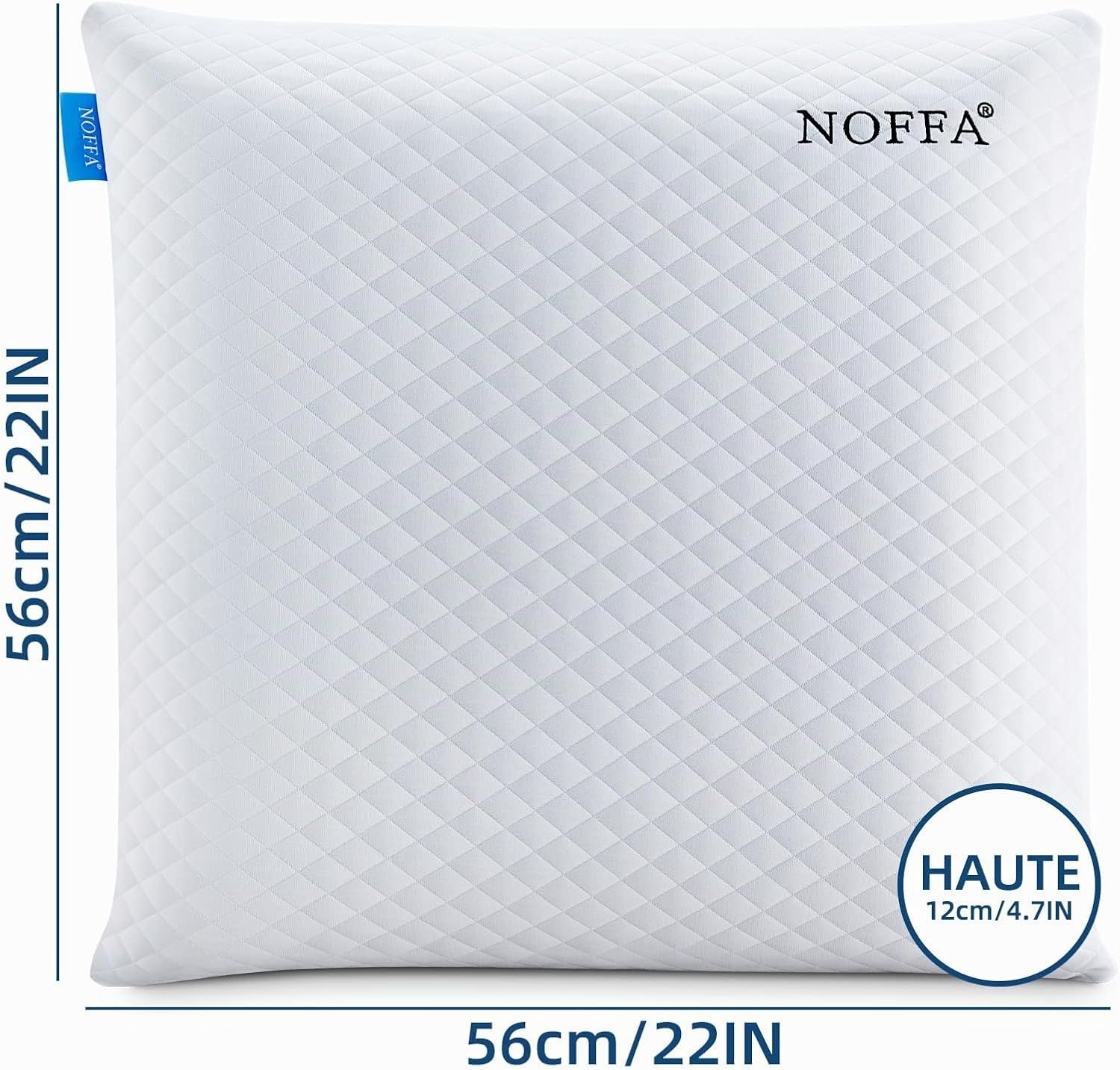 Viskoelastisches Kopfkissen-Set 56x56 cm - bis zu 61% Rabatt