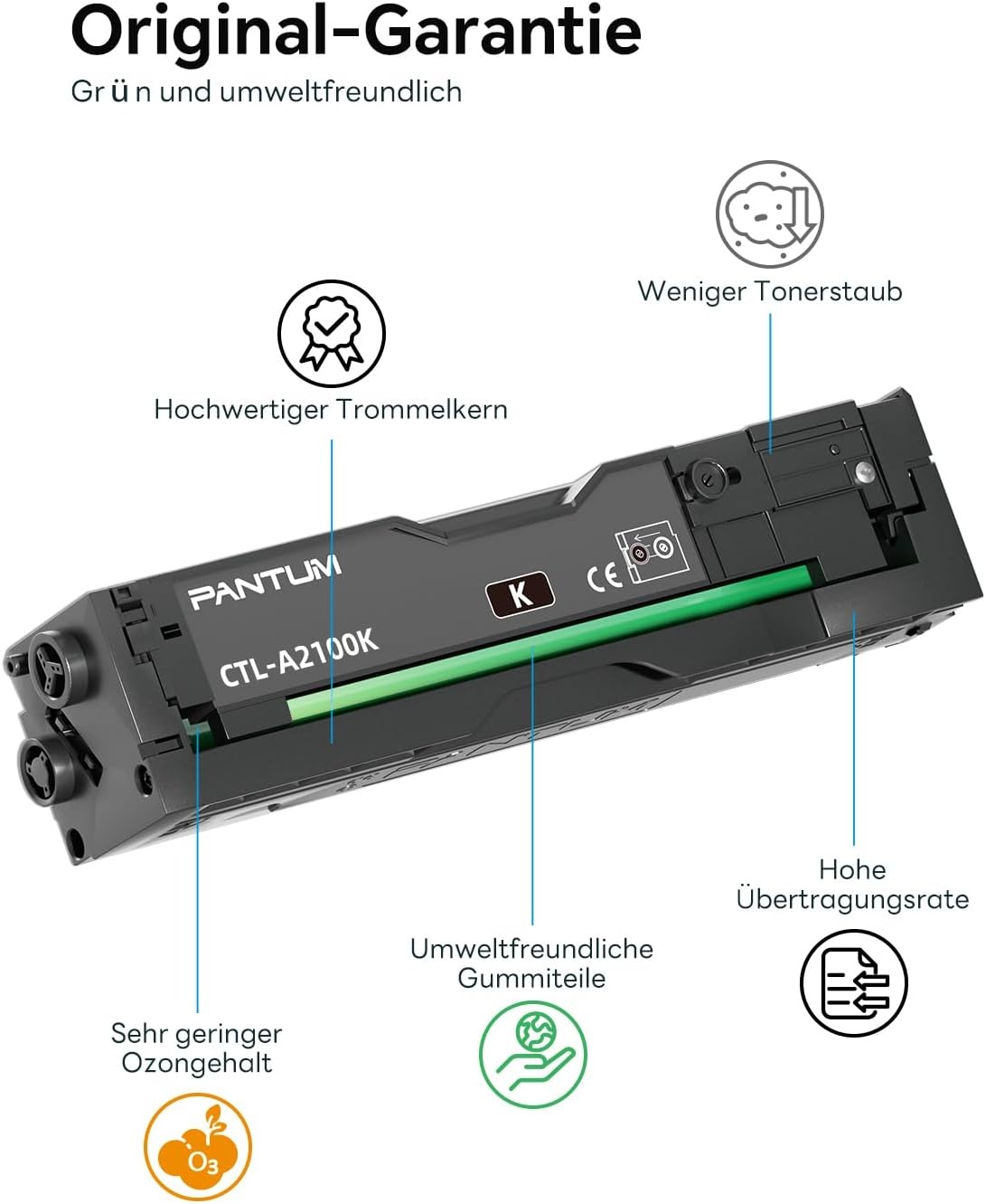 Original Tonerkartusche für Laserdrucker - Schwarz - bis zu 29% Rabatt