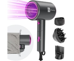 Ionen-Haartrockner 2400W Faltbar - Grau - Jetzt bis zu 53% reduziert