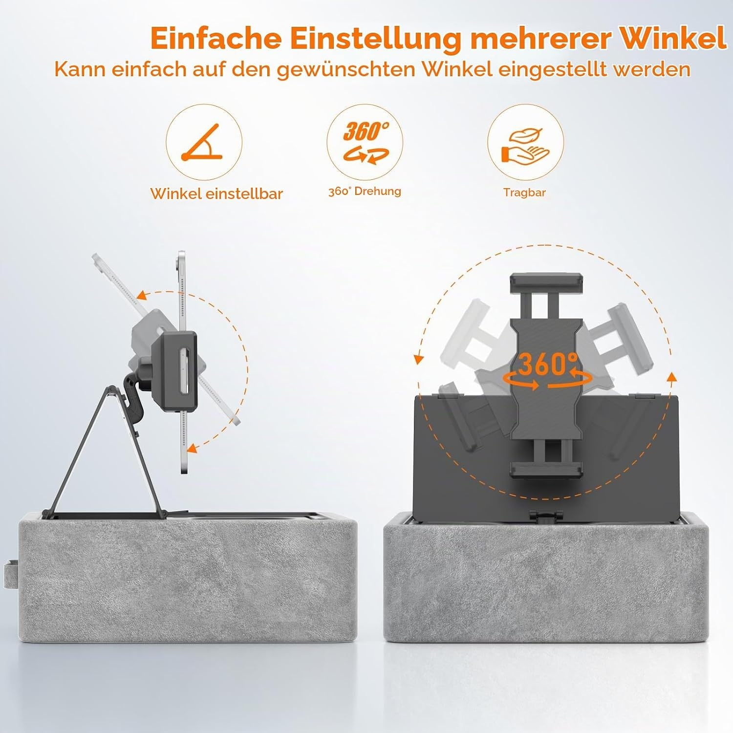 Tablet-Kissenhalterung mit Getränkehaltern & 360° Clip - Jetzt bis zu 61% sparen