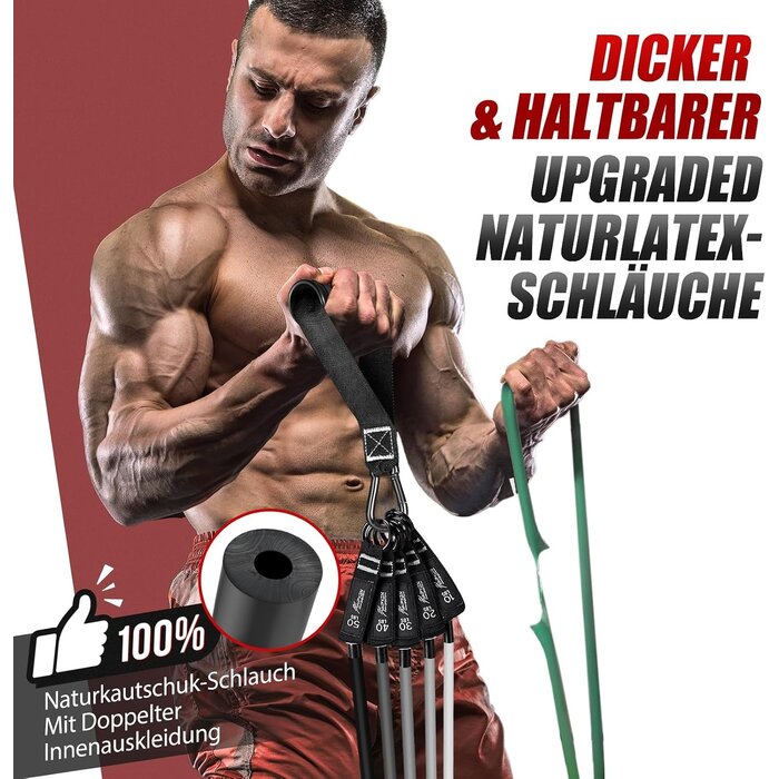 Widerstandsbänder-Set 68 kg - Profi-Training für zuhause - bis zu 32% günstiger