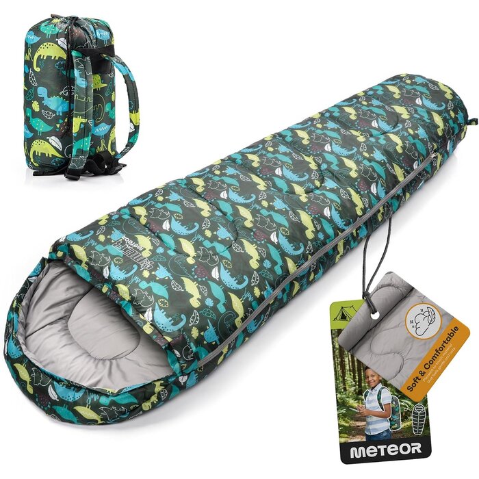 Kinderschlafsack Mumienform Dino-Design - Bis zu 32% günstiger