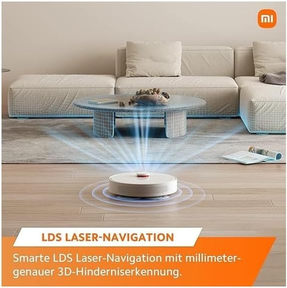 Xiaomi Saugroboter in Schwarz: Intelligente Navigation - jetzt bis zu 63% günstiger