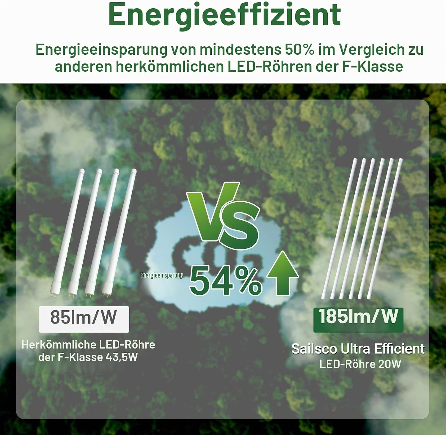 6x LED T8 Leuchtstoffröhren 150cm 20W 4000K - bis zu 63% günstiger
