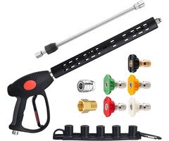 Hochdruckreiniger-Pistole bis 276 bar - Set mit 5 Düsen - bis zu 57% sparen