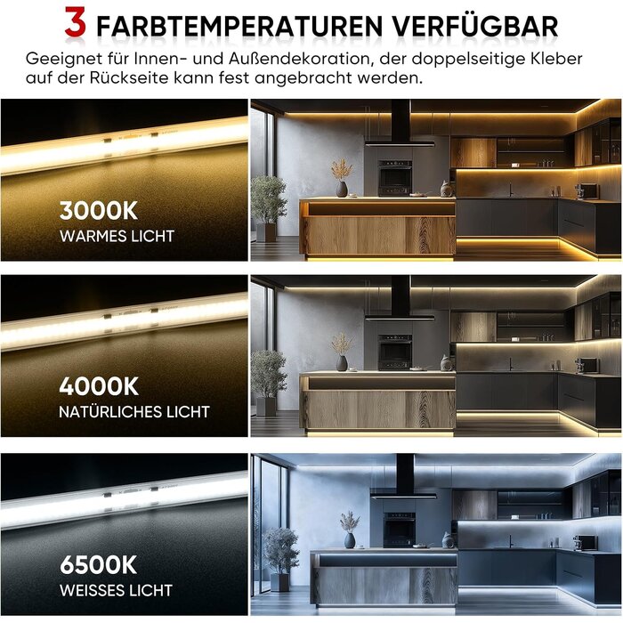 COB LED-Streifen 3m 230V IP67 Kaltweiß - bis zu 58% Rabatt