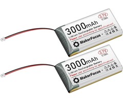 2x LiPo-Akku 3,7V 3000mAh für ESP32 - jetzt bis zu 50% Rabatt sichern