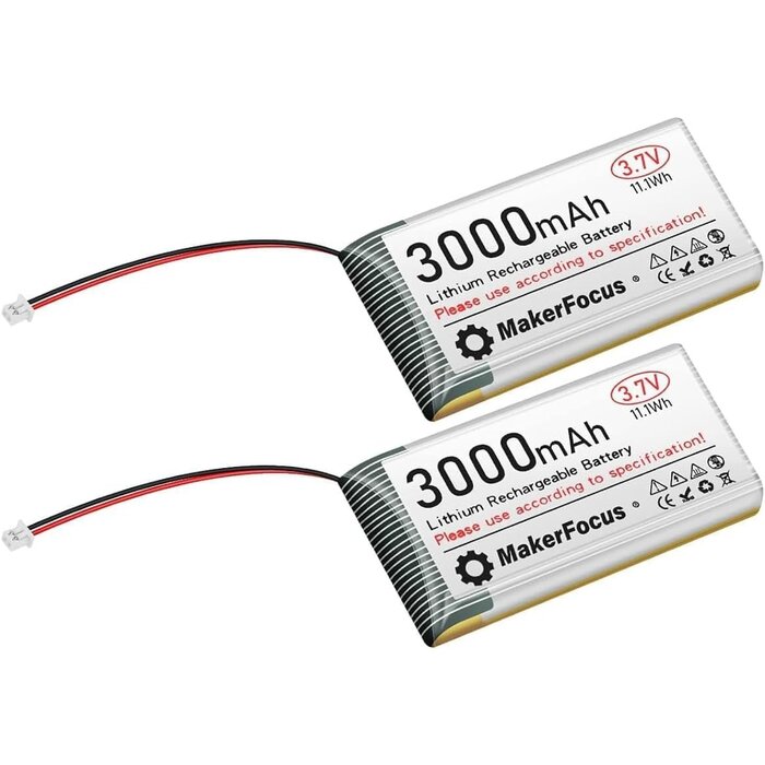 2x LiPo Akku 3,7V 3000mAh für ESP32 - Micro JST 1.25 - bis zu 54% Rabatt