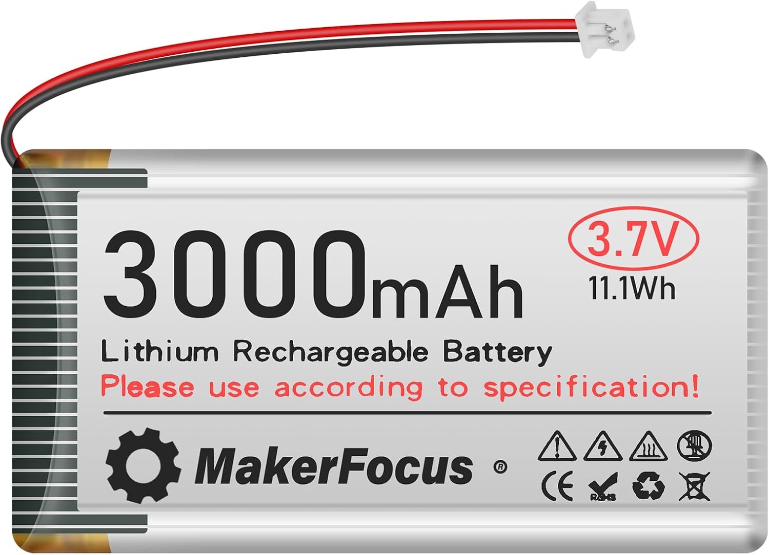 2x LiPo Akku 3,7V 3000mAh für ESP32 - Micro JST 1.25 - bis zu 54% Rabatt