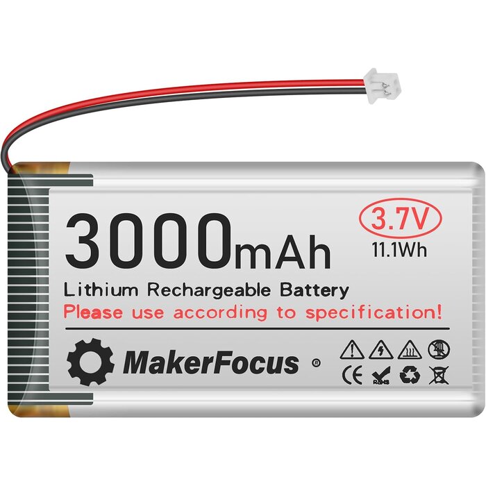 2x LiPo Akku 3,7V 3000mAh für ESP32 - Micro JST 1.25 - bis zu 54% Rabatt