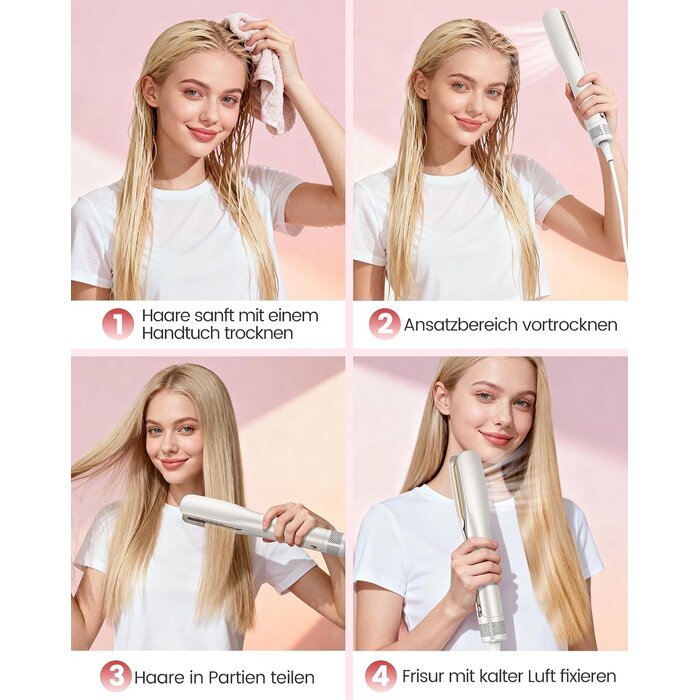 Air-Haarglätter für glänzendes Styling - Jetzt bis zu 61 % günstiger sichern