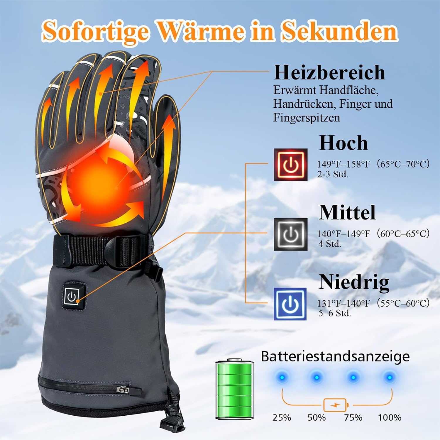 Beheizbare Handschuhe - Winter-Komfort mit bis zu 56% Rabatt sichern