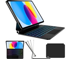 Tastatur-Schutzhülle für iPad 10. Gen - Mit Trackpad & 7-Farben-Licht - bis 34%