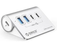 USB-C Hub 4-Port 10Gbps Aluminium - bis zu 57% Rabatt