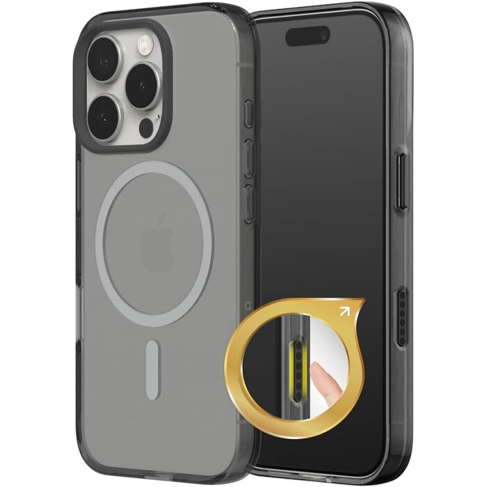 iPhone 16 Pro Schutzhülle MagSafe & Kamera-Steuerung - Schwarz | Bis zu 55% Rabatt