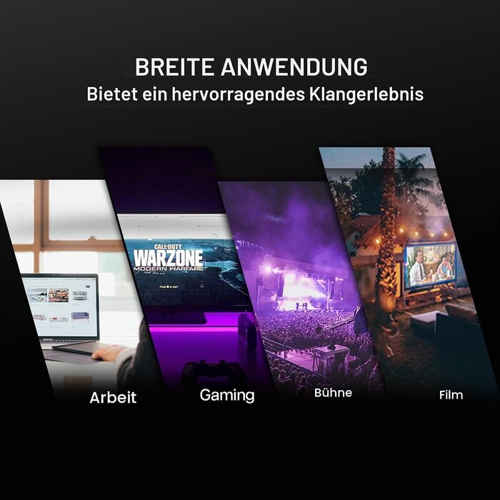 Gaming-In-Ear-Kopfhörer mit 10mm DLC-Treiber - bis zu 61% Rabatt im Outlet