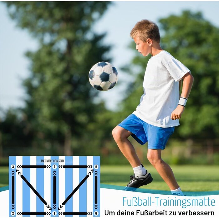 Fußball-Trainingsmatte für Dribbling & Ballkontrolle - Jetzt bis zu 57% sparen