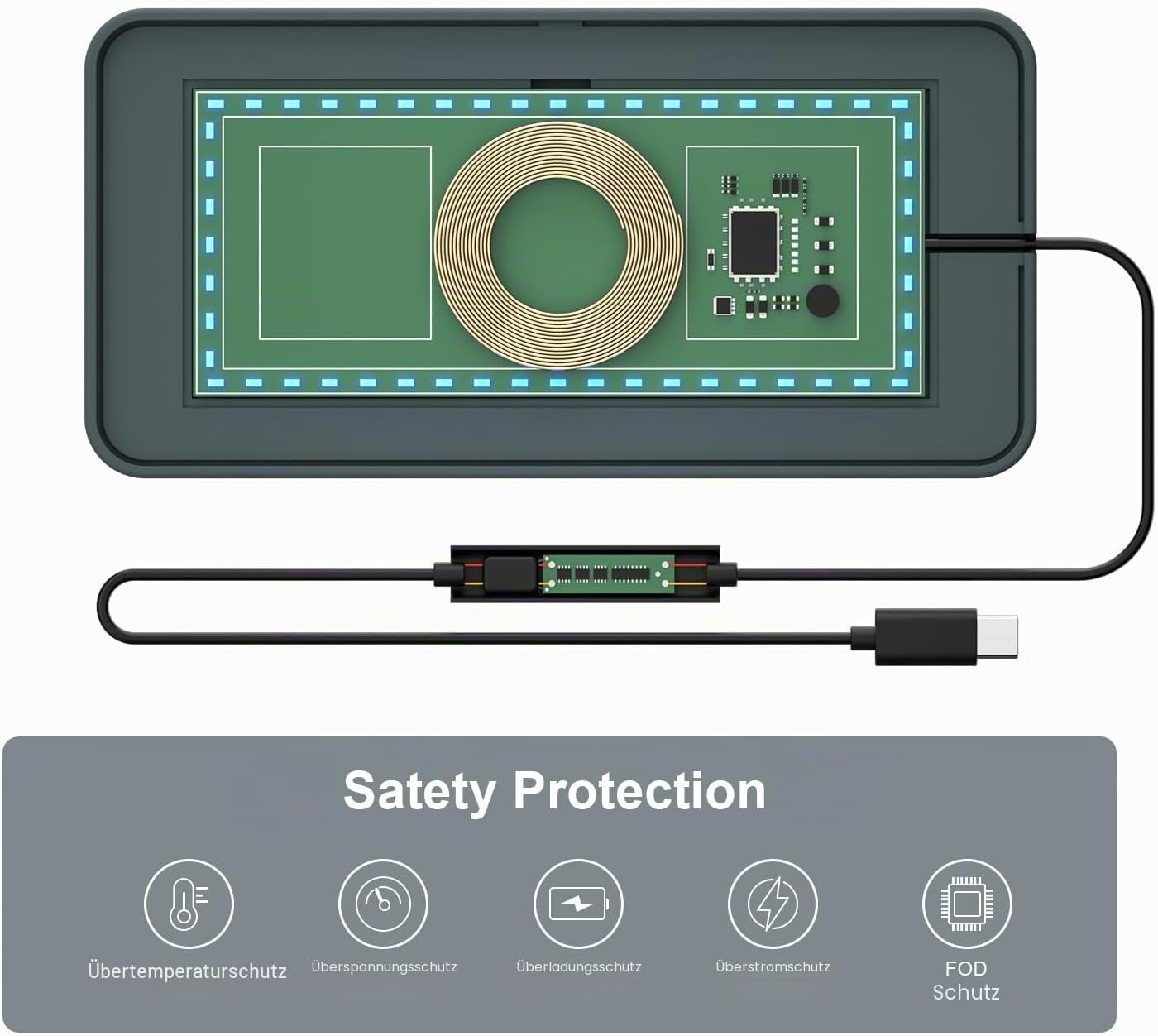 Kabellose KFZ-Ladestation 15W + 20W USB-Ladegerät - Jetzt bis zu 56% sparen