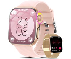 Damen-Smartwatch AMOLED 1,97 Zoll - Bluetooth-Anruf - bis zu 54% Rabatt