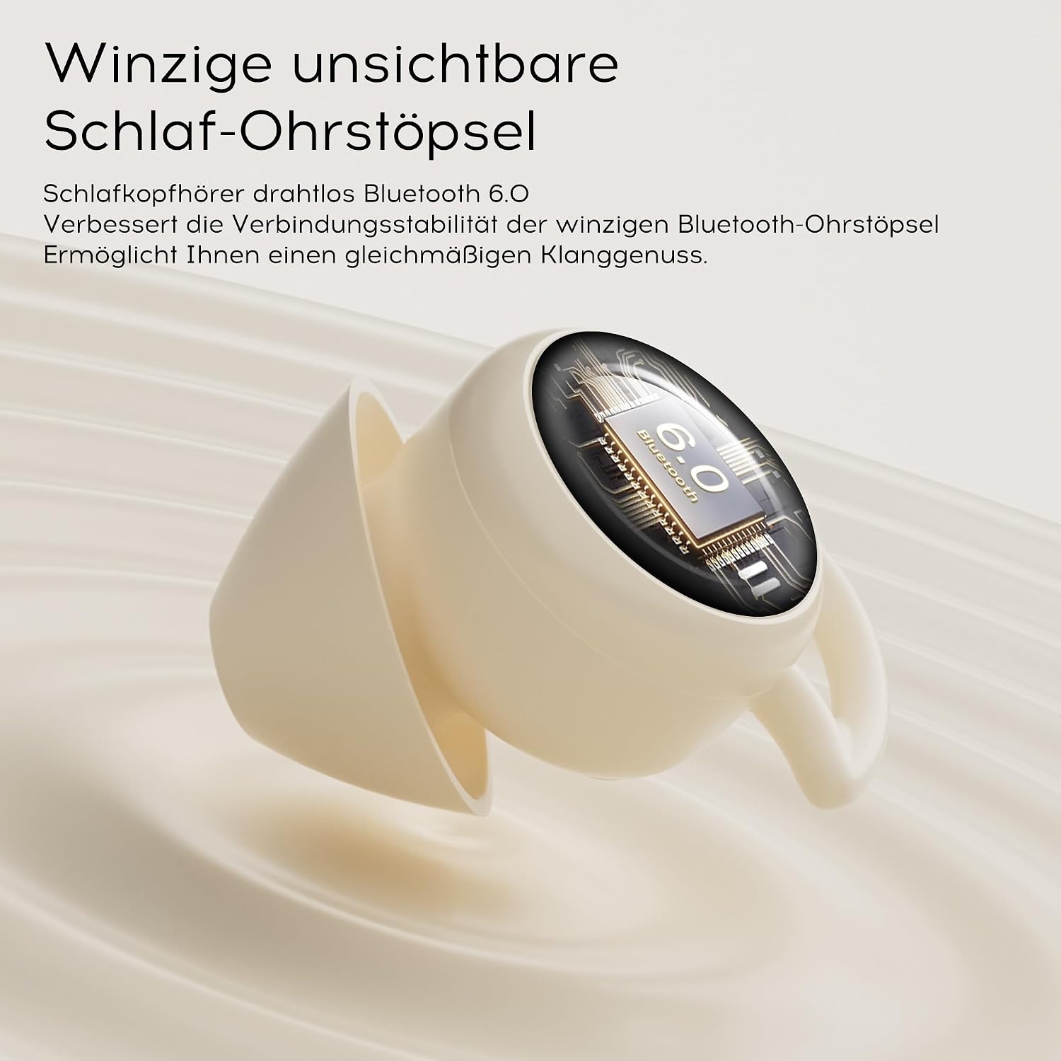 Mini Schlafkopfhörer für Seitenschläfer - Bluetooth 6.0 - bis zu 60% Rabatt