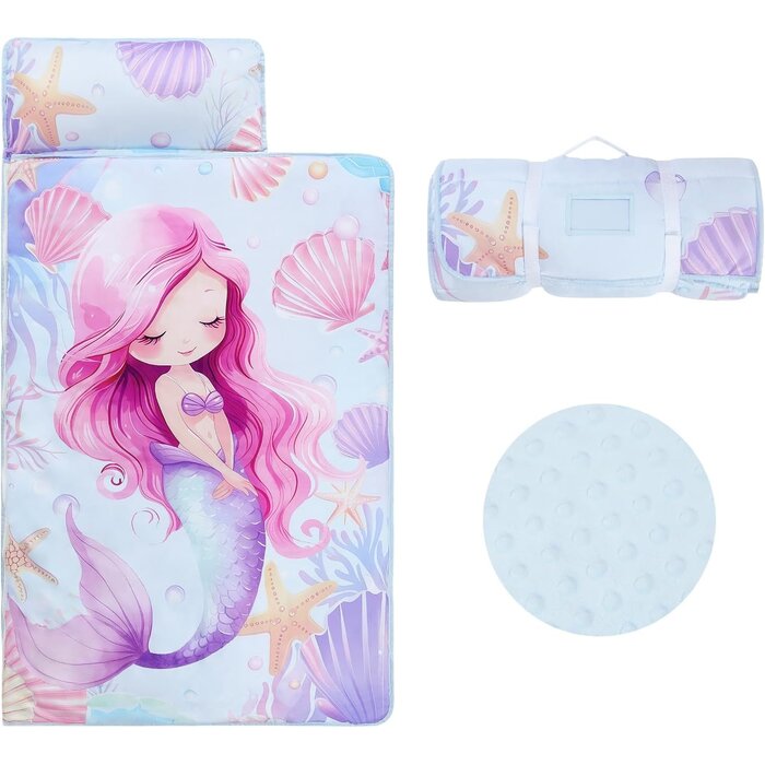 Kinderschlafsack 2-in-1 Rosa Schloss - 150x60 cm - bis zu 59% Rabatt