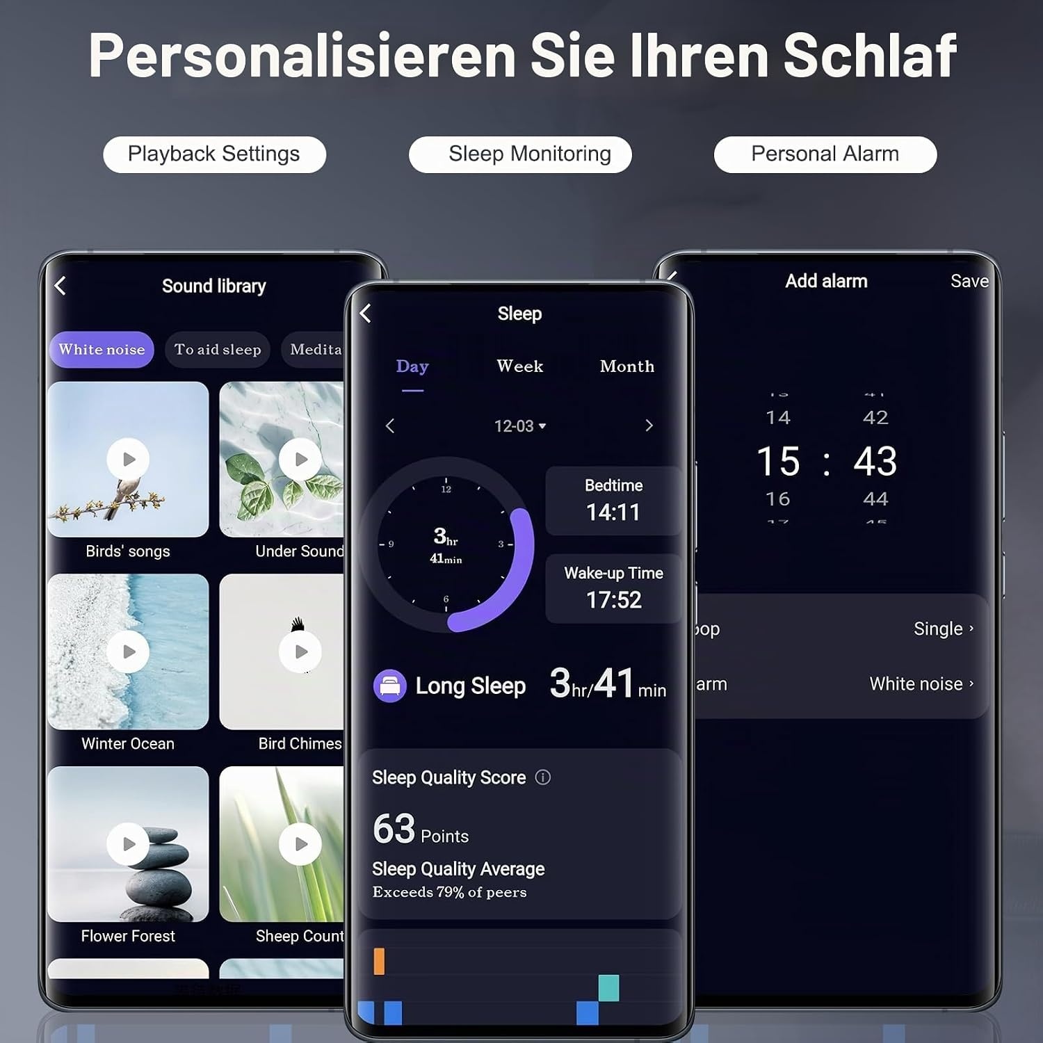 Schlaf-Ohrhörer mit Soundtherapie & Bluetooth 6.0 - jetzt bis zu 58% reduziert