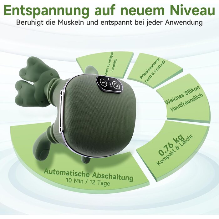 Kabelloses Nackenmassagegerät mit Wärmefunktion - jetzt bis zu 64 % sparen