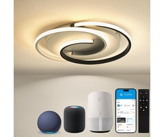 Intelligente LED-Deckenleuchte, Ø 40 cm, dimmbar, Matter-fähig - bis zu 56% sparen