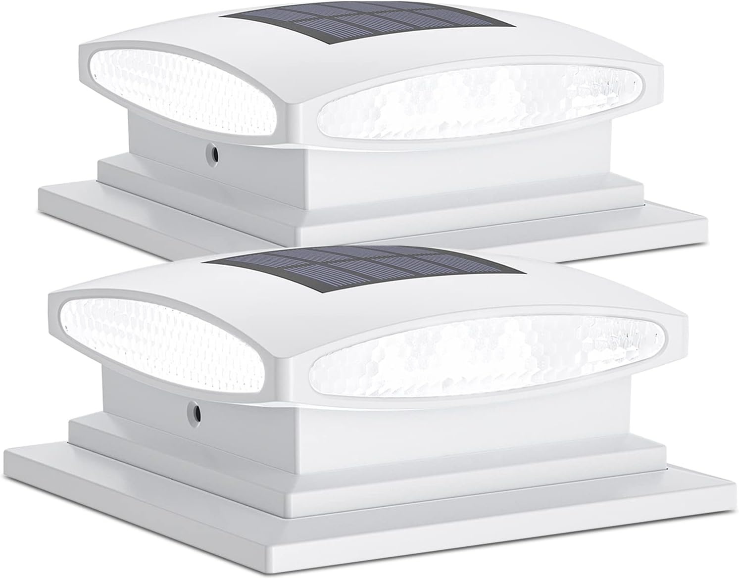 4er Set Solar-Pfostenkappen Leuchten 24 LED - bis zu 58% Rabatt sparen