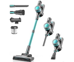 Kabelloser Staubsauger Cyan, 45000Pa, LED-Display, bis zu 57% Rabatt