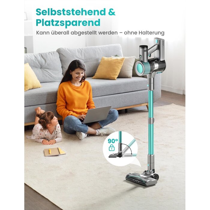Kabelloser Staubsauger - 45.000 Pa mit LED-Display - Jetzt bis zu 65% sparen