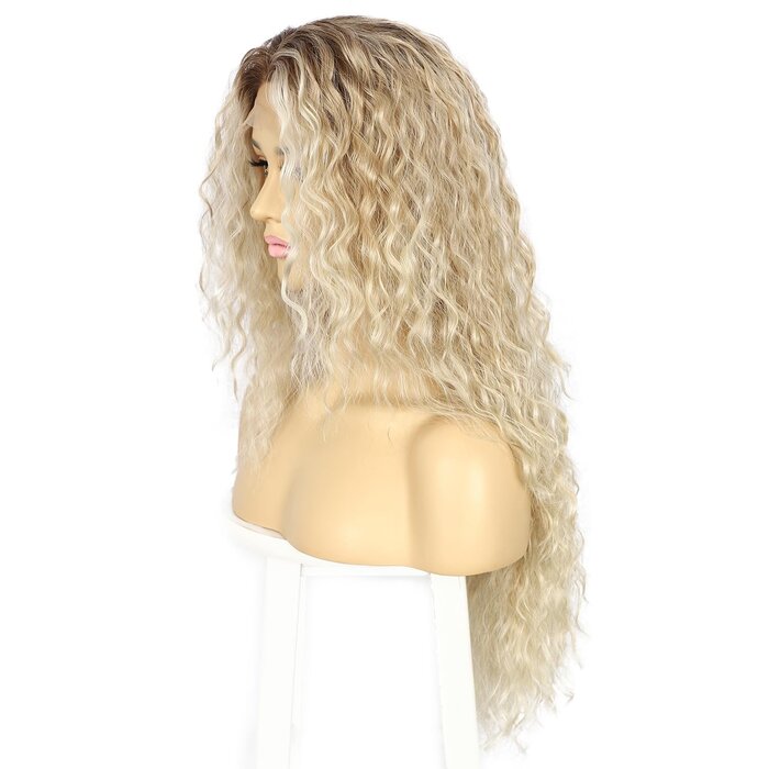Blonde Locken-Perücke Lace-Front 26 Zoll - jetzt bis zu 59% günstiger sichern