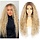 Lockige Ombre-Perücke, Lace Front, 66 cm - jetzt bis zu 62% reduziert