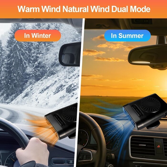 Tragbare 12V Auto-Heizung & Scheibenenteiser - Jetzt bis zu 30% Rabatt
