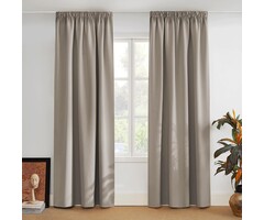 Verdunkelungsvorhänge 2er-Set 140x280cm Sand - bis zu 33% reduziert