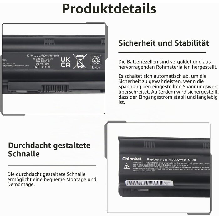 Ersatz-Laptop-Akku für HP Pavilion & Compaq | bis zu 31% Rabatt