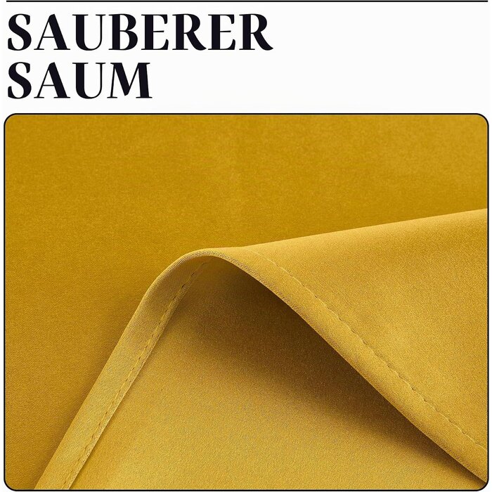 Edles Thermovorhang Set Gold, 140x175 cm - Jetzt bis zu 33% sparen