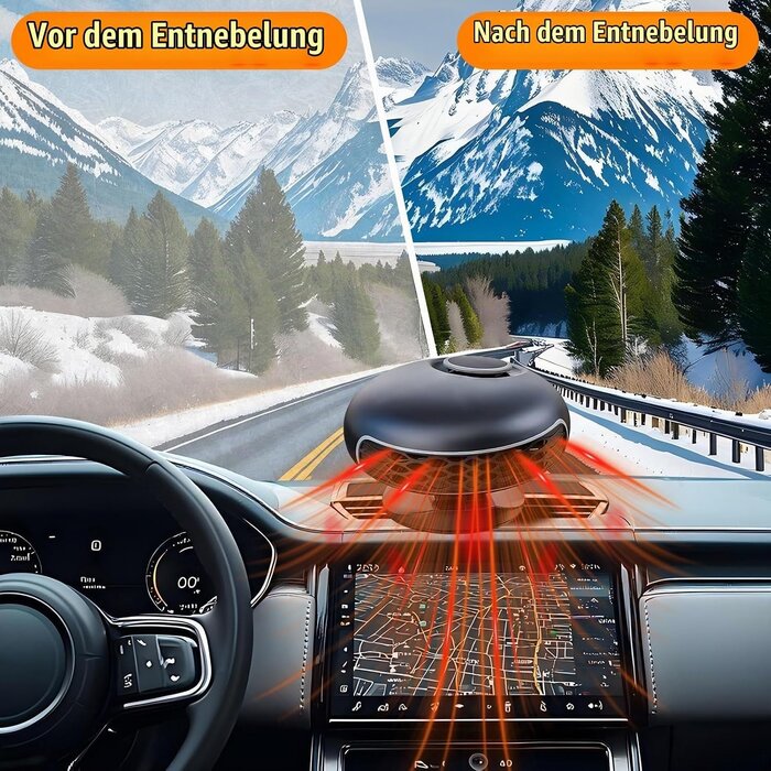 Tragbare Auto-Heizung 12V 150W - Scheibenenteiser & Ventilator - bis zu 30% Rabatt